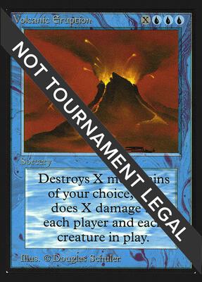 Volcanic Eruption (CE) card from Collector's Edition