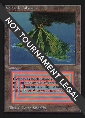 Volcanic Island (CE) card from Collector's Edition