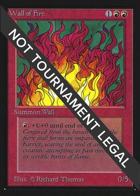Wall of Fire (CE) card from Collector's Edition