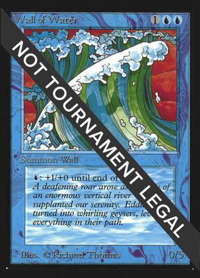 Wall of Water (CE) card from Collector's Edition