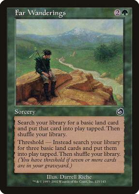 Far Wanderings card from Torment