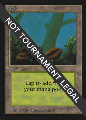 Forest (A) (CE) card from Collector's Edition