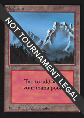 Mountain (B) (CE) card from Collector's Edition