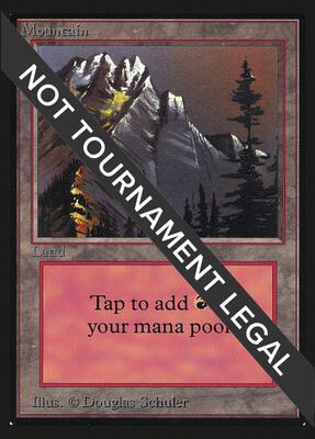 Mountain (A) (CE) card from Collector's Edition