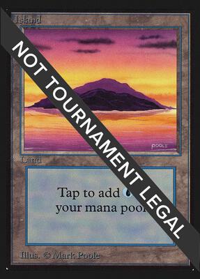 Island (A) (CE) card from Collector's Edition