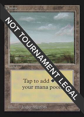 Plains (C) (CE) card from Collector's Edition
