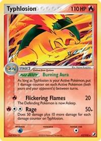 Typhlosion - 17/115 (EX Unseen Forces) card from Deck Exclusives