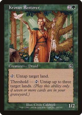 Krosan Restorer card from Torment