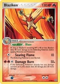 Blaziken - 1/106 (Non-Holo) card from Deck Exclusives