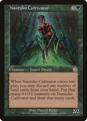 Nantuko Cultivator card from Torment