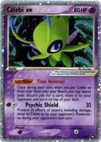 Celebi ex (Holo) card from POP Series 2