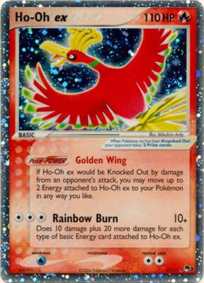 Ho-Oh ex (Holo) card from POP Series 3