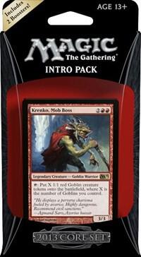 Magic 2013 Intro Pack - Mob Rule (Red) card from Magic 2013 (M13)