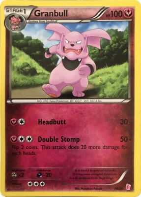 Granbull (#14) card from XY Trainer Kit: Sylveon & Noivern