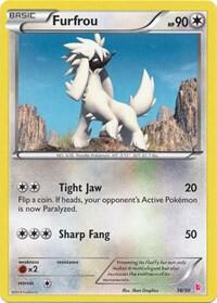 Furfrou (#22 - Sylveon) card from XY Trainer Kit: Sylveon & Noivern