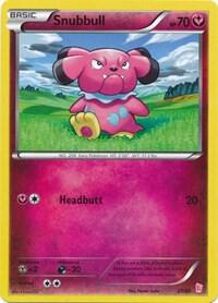 Snubbull (#27) card from XY Trainer Kit: Sylveon & Noivern