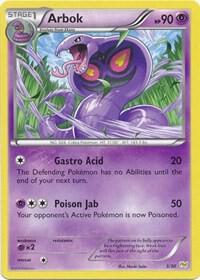 Arbok card from XY Trainer Kit: Sylveon & Noivern