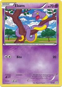 Ekans card from XY Trainer Kit: Sylveon & Noivern