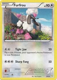 Furfrou (#20 - Noivern) card from XY Trainer Kit: Sylveon & Noivern