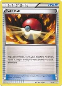 Poke Ball (Noivern) card from XY Trainer Kit: Sylveon & Noivern