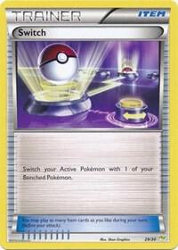 Switch (Noivern) card from XY Trainer Kit: Sylveon & Noivern