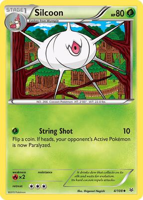 Silcoon card from XY - Roaring Skies