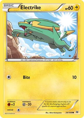 Electrike card from XY - Roaring Skies