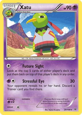 Xatu card from XY - Roaring Skies