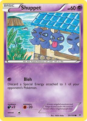 Shuppet card from XY - Roaring Skies