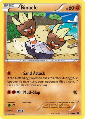 Binacle card from XY - Roaring Skies