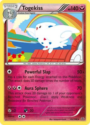 Togekiss (45) card from XY - Roaring Skies