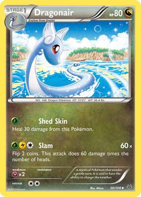 Dragonair card from XY - Roaring Skies