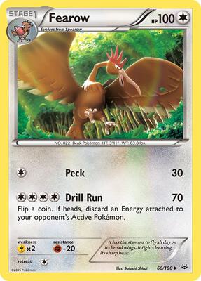 Fearow card from XY - Roaring Skies
