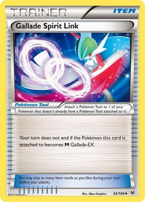 Gallade Spirit Link card from XY - Roaring Skies