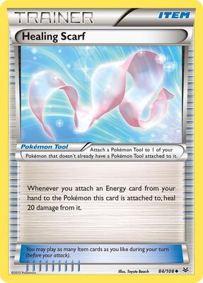 Healing Scarf card from XY - Roaring Skies