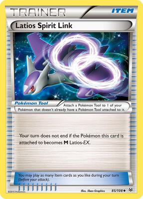 Latios Spirit Link card from XY - Roaring Skies