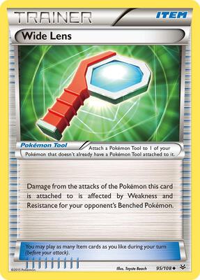 Wide Lens card from XY - Roaring Skies