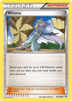 Winona card from XY - Roaring Skies
