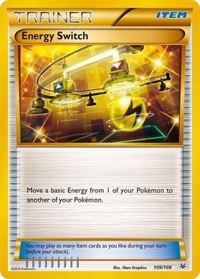 Energy Switch card from XY - Roaring Skies