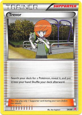 Trevor (Wigglytuff) card from XY Trainer Kit: Bisharp & Wigglytuff