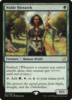 Noble Hierarch card from Modern Masters 2015