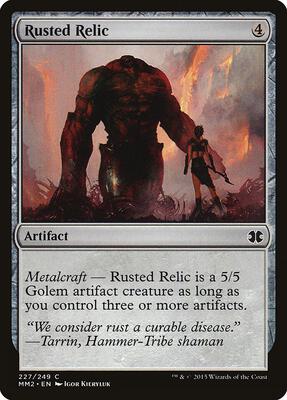Rusted Relic card from Modern Masters 2015