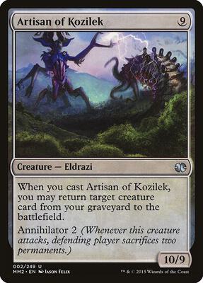Artisan of Kozilek card from Modern Masters 2015