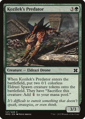 Kozilek's Predator card from Modern Masters 2015