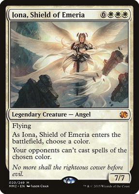 Iona, Shield of Emeria card from Modern Masters 2015
