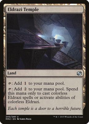 Eldrazi Temple card from Modern Masters 2015