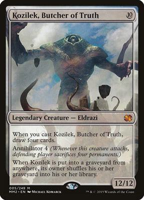 Kozilek, Butcher of Truth card from Modern Masters 2015