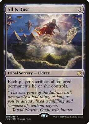 All Is Dust card from Modern Masters 2015