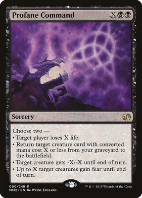 Profane Command card from Modern Masters 2015