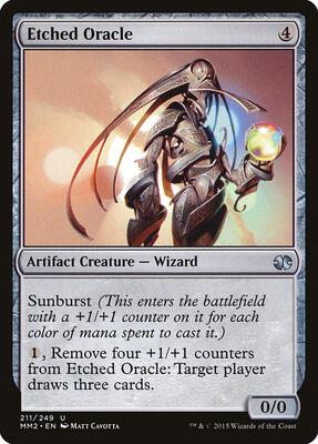 Etched Oracle card from Modern Masters 2015